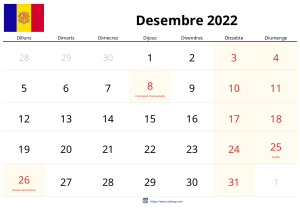 Calendari Desembre 2022