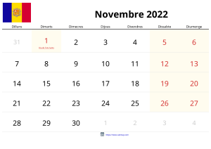 Calendari Novembre 2022