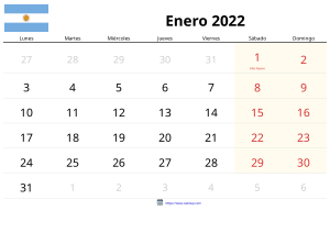 Calendário de Janeiro de 2022 Calendário de Janeiro de 2022