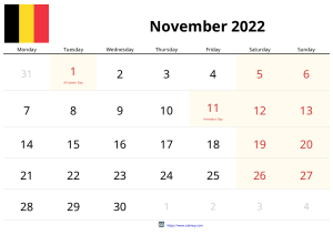 November 2022 Kalender November 2022 Kalender