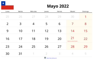 Mei 2022 Kalender