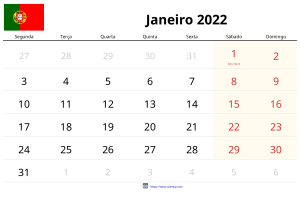 Calendario Enero 2022 Calendario Enero 2022