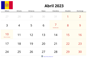 April 2023 Kalender