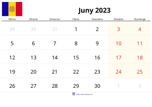 Juni 2023 Kalender