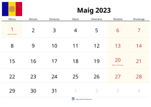 Maj 2023 Kalender