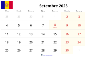 September 2023 Kalender