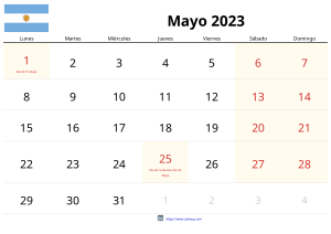 Calendario Mayo 2023 Calendario Mayo 2023