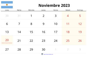 Calendario Noviembre 2023 Calendario Noviembre 2023