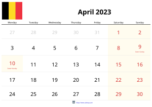 לוח שנה אפריל 2023 לוח שנה אפריל 2023