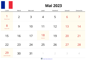 Mai 2023 Kalender