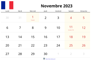 November 2023 Kalender