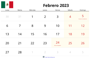 Februari 2023 Kalender