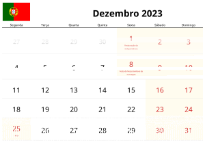 Calendario Diciembre 2023 Calendario Diciembre 2023
