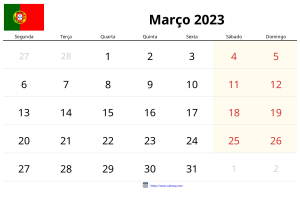 Calendario Marzo 2023 Calendario Marzo 2023