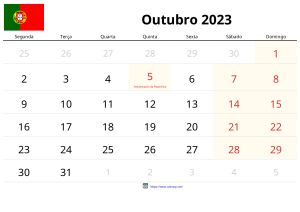 Calendario Octubre 2023 Calendario Octubre 2023