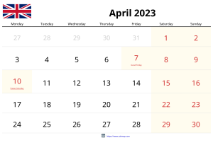 Calendari Abril 2023