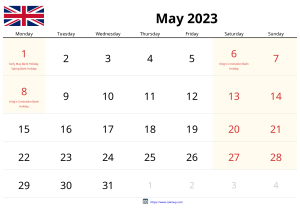 Calendari Maig 2023