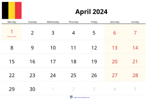April 2024 Kalender April 2024 Kalender