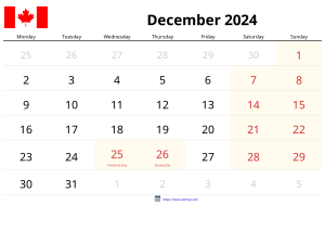 December 2024 Calendar