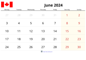 June 2024 Calendar