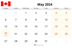 May 2024 Calendar