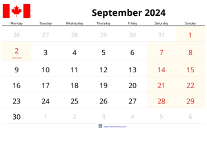 September 2024 Calendar