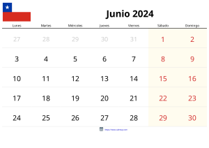 Calendrier Juin 2024