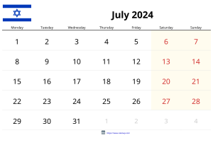Juli 2024 Kalender Juli 2024 Kalender