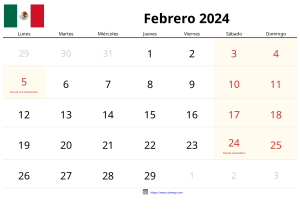 Februari 2024 Kalender