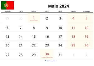 Calendario Mayo 2024 Calendario Mayo 2024