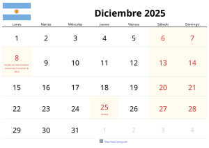 Calendário de Dezembro de 2025 Calendário de Dezembro de 2025