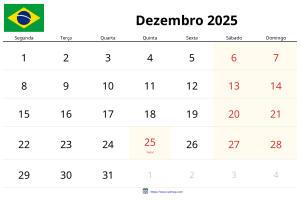 December 2025 Kalender