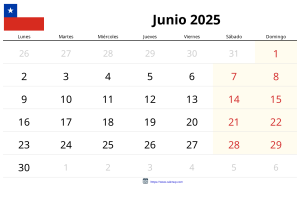 Juni 2025 Kalender