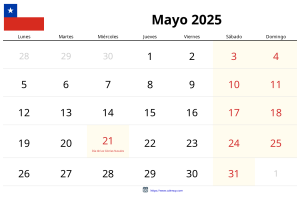 Calendari Maig 2025