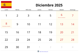 Dicembre 2025 Calendario