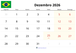 Desember 2026 Kalender