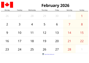 February 2026 Calendar