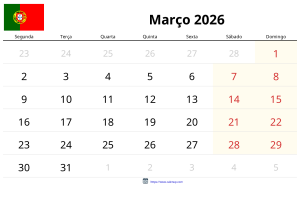 Marzo 2026 Calendario Marzo 2026 Calendario