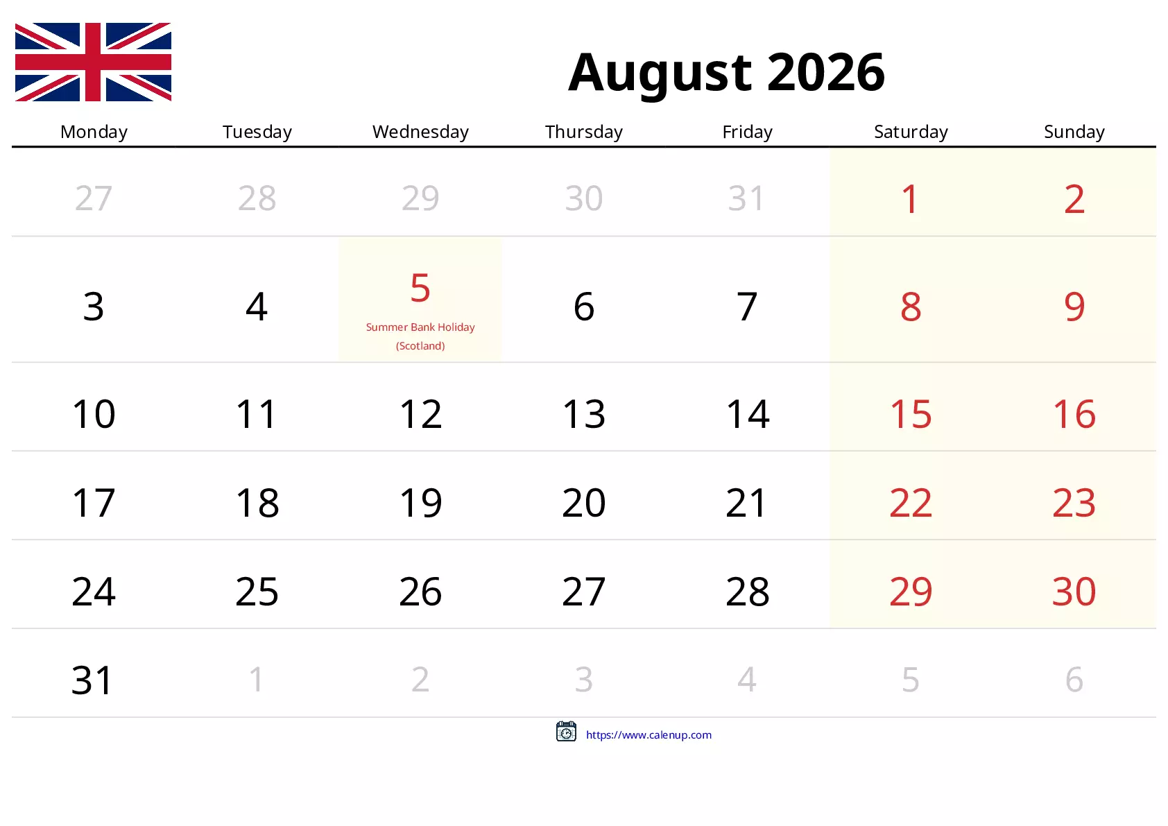 august-2026-calendar-for-united-kingdom-holidays-and-free-printable
