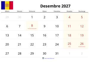 Desember 2027 Kalender