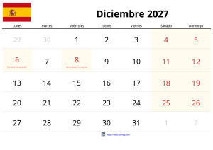 December 2027 Kalender