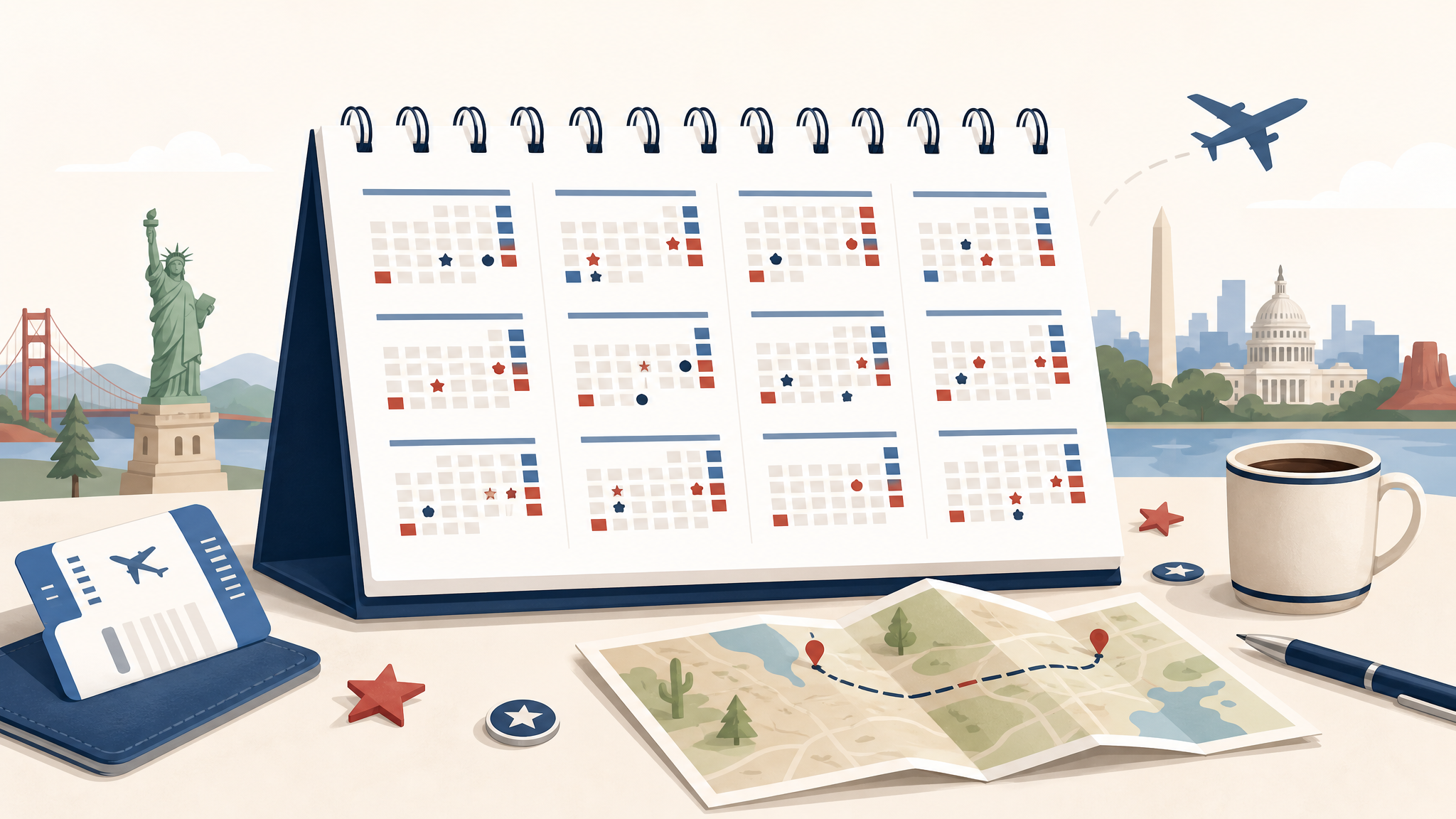 Best long weekends in the United States in 2026: federal holidays and travel planning
