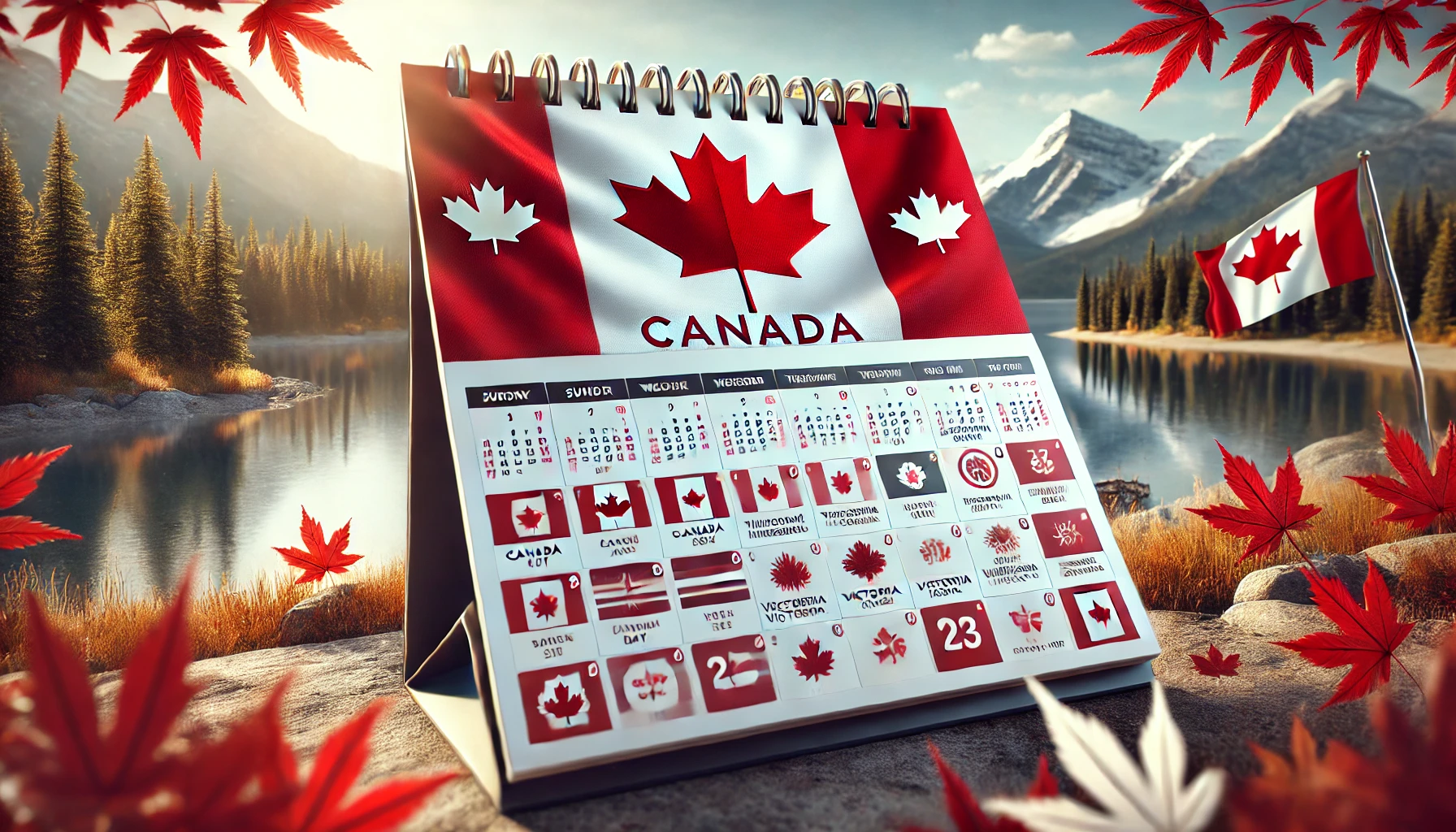 National Holidays Calendar in Canada