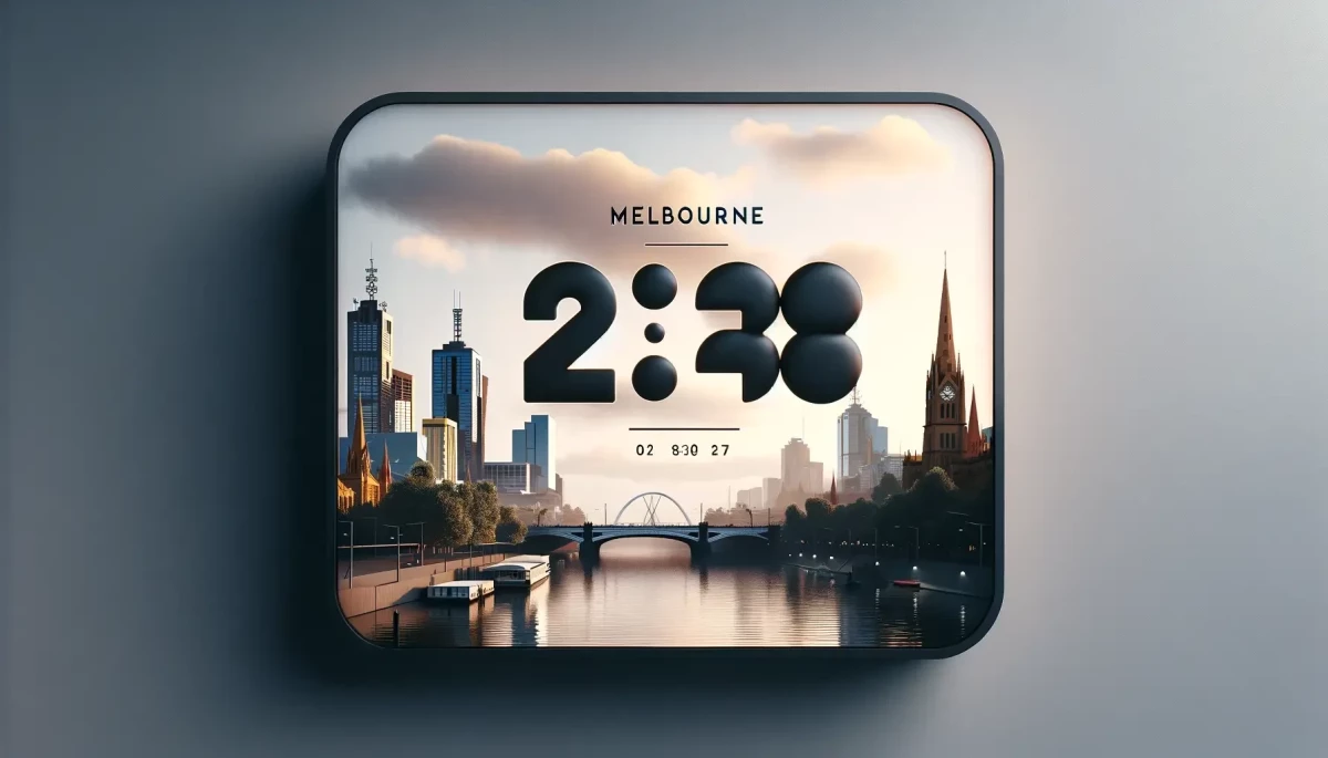 What time is it in Melbourne right now?